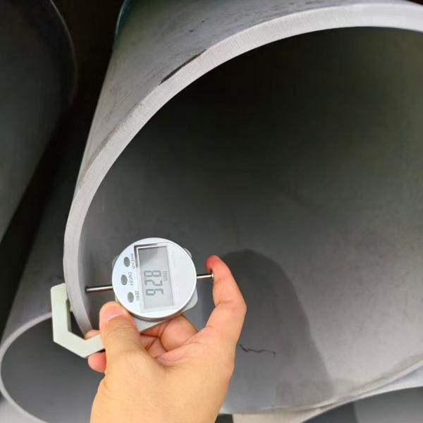 Tuyau en acier inoxydable UNS S31500, alliage 315 SS, tuyau ASTM A790, coupe sur mesure à la longueur