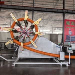 HDPE PE Carbon Spiral Tube Extruder Machine Plastic Corrugated Conduit Pipe Production Making Line
