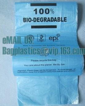 compostable custom printed t-shirt plastic bag with own logo, cornstarch made 100% biodegradable