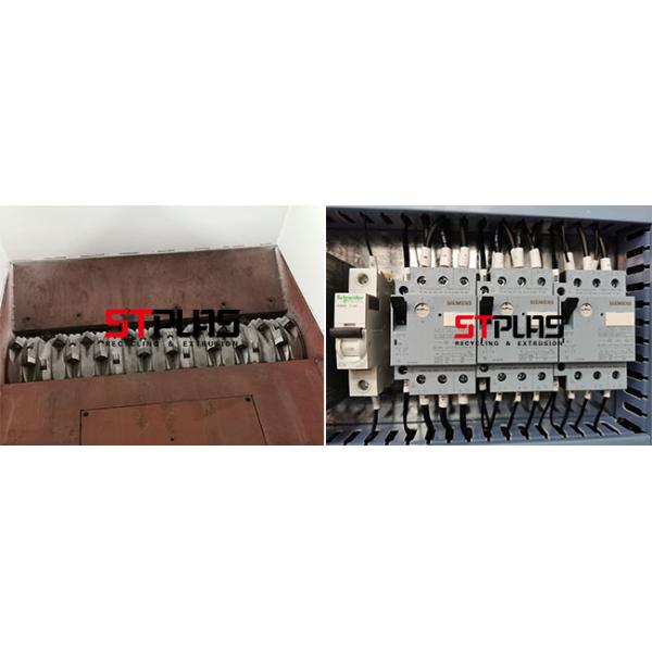 Film Single Shaft Shredder Plastic Lumps Shredding Machine 1 Year Warranty