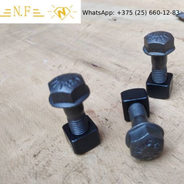 Anti Loosening Excavator Track Bolt And Nut Grade 12.9 K907 Excavator Spare Parts