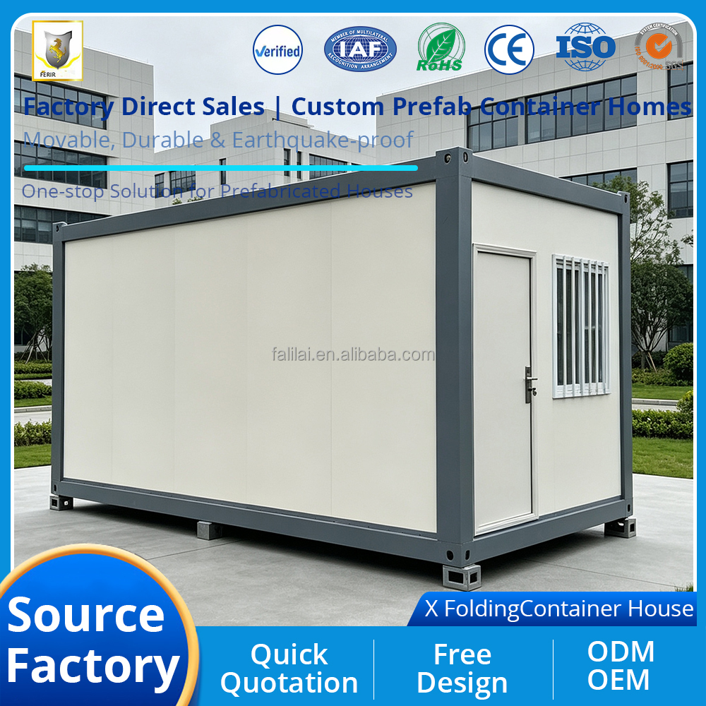 Wholesale Price Tiny Mobile Home Prefab High Quality Dormitory Portable Modular Living Container House Folding Container House