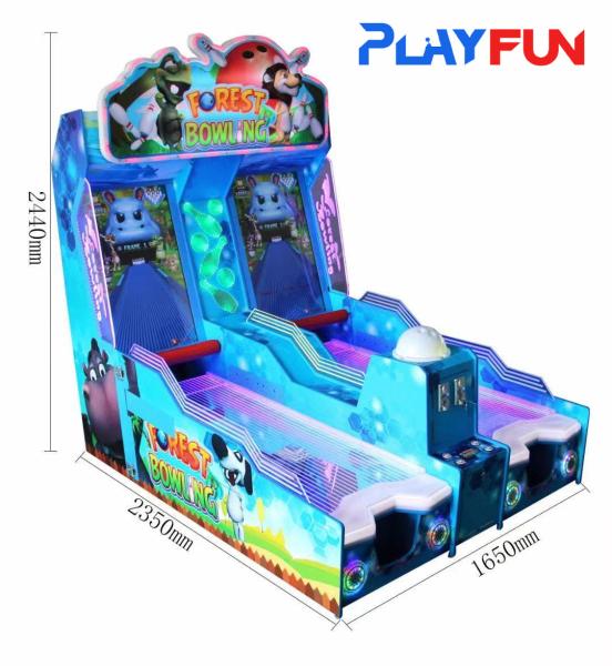 Parque de diversões de interior vídeo bilhete resgate Forrest bowling bowling arcade máquina