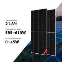 Módulos 585W solar 590W 605W 610W de JA picovolt toda a tecnologia Shingled preta do sistema solar