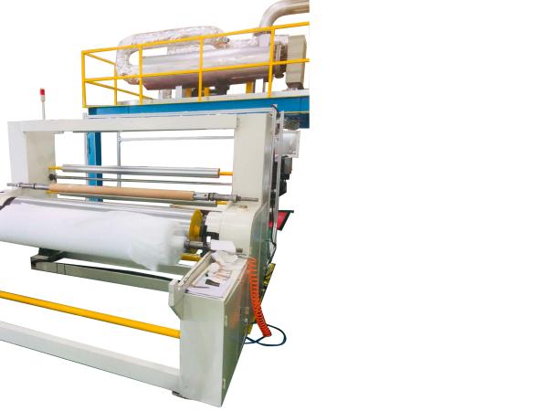 Electrical Pp Non Woven Fabric Making Machine Double Die Flat Forming Powerful
