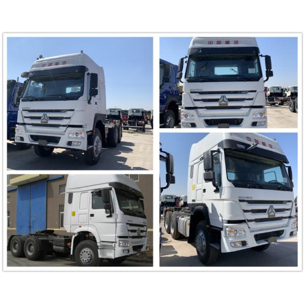 371-420HP Sinotruk HOWO 6X4 Cabeza del camión remolque Mini camión tractor con eje trasero Hc16