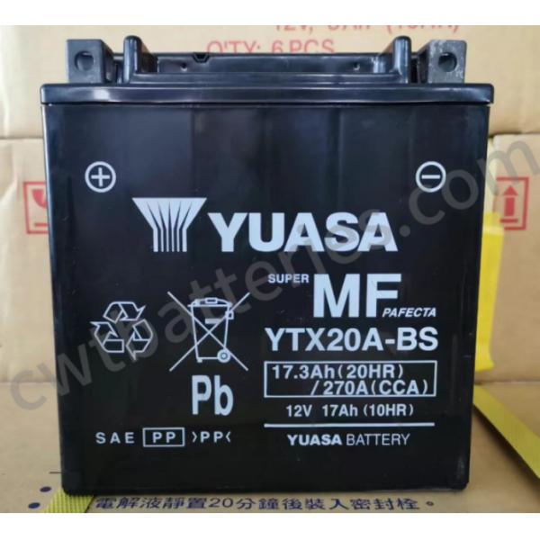 17Ah Absorbent Glass Mat 12V AGM Battery Yuasa YTX20A-BS OEM