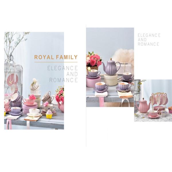 15OZ 450cc Royal Elegant Romance English Porcelain Coffee Tea Set