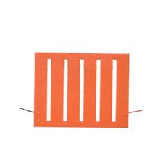 Orange Drum Silicone Rubber Heating Pad For Oil / Water Heating