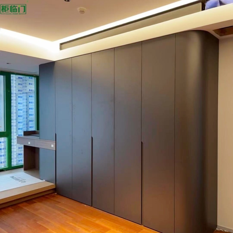 Modern Aluminum Dressing Cabinet Durable Lightweight Wardrobe Cabinet Customized