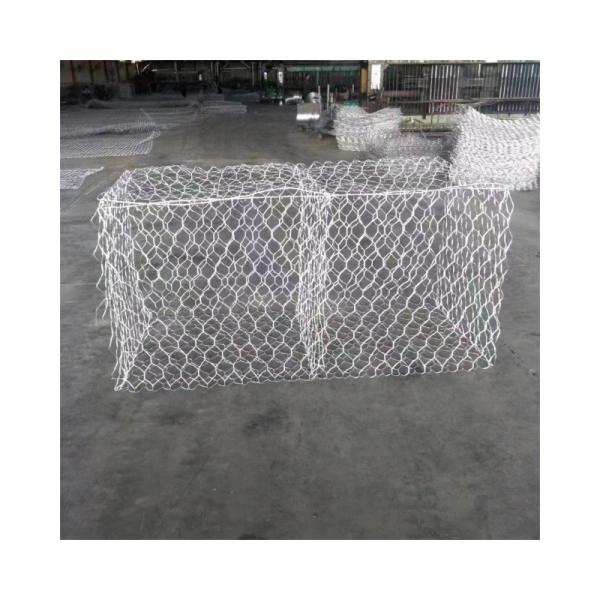 Marine and Seawall Protection Galvanized 2x1x1m Gabion Wall Basket Mattress Cage 60x80mm