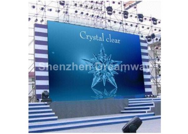 Full Color 1R1G1B P10 Outdoor LED Screen Rental with OPTO / SILAN MBI5024