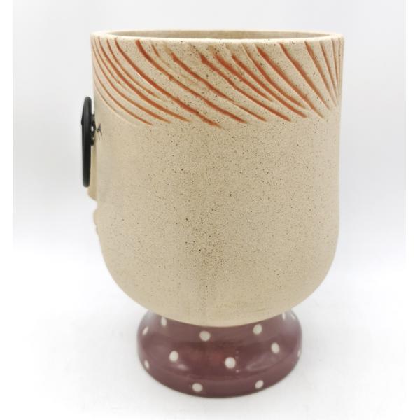 Порцелановые керамические горшки для соккулентов Красивый Instagram 3D уникальная форма леди