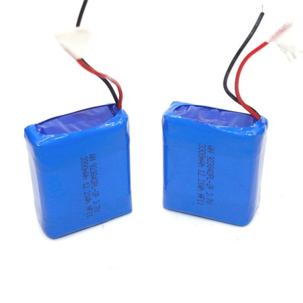 12.21Wh 3.7V 3300mAh Li Polymer Battery Pack
