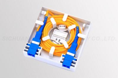 OTOP Ftth Fiber Optic Termination Box 86 x 86mm Size White Color