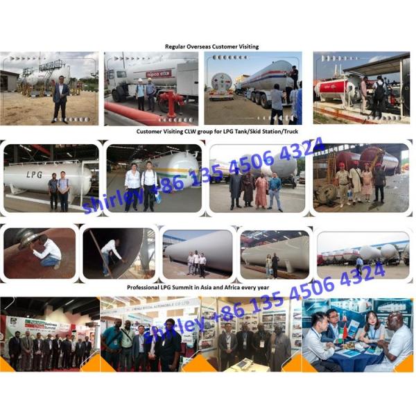 Carbon Steel 80000L 40MT Buried LPG Gas Storage Tank