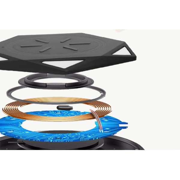 Customized Logo Electric Wireless Phone Charger For Samsung S8 / IPhone 8