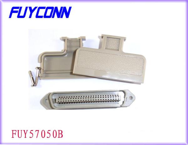 Tyco 180 conector de Pin masculino da solda 50 de Centronic do grau com o UL habilitado da tampa plástica