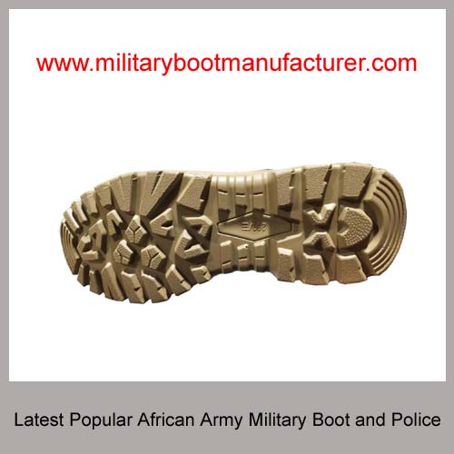 Wholesale China made Military African Army Police Latest Popular  Widely used Cow Suede Tactical Combat Desert Tan Boot