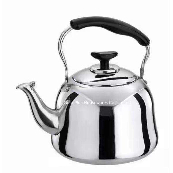 5L Stainless Steel Whistling Tea Kettle Bright Polished Water Pot Kitchen Accessories