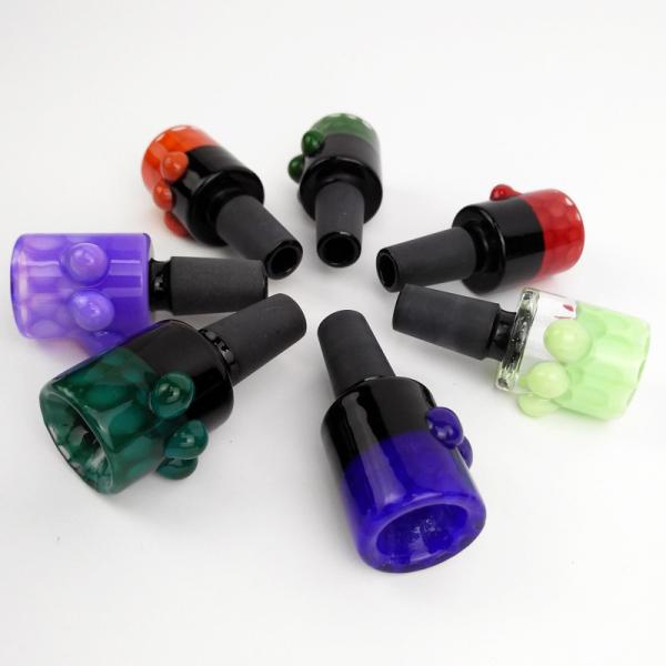 Dab Rigs Glass Bongs Accessories 18mm Heady Glass Slide Bowl Lightweight