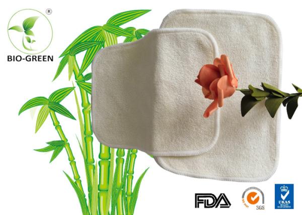 Customized Softness Bamboo Dry Wipes , Square Bamboo Antibacterial Baby Wipes
