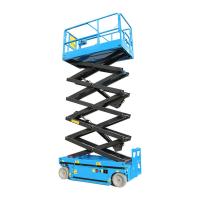 Plateforme de levage hydraulique à ciseaux mobile 12m