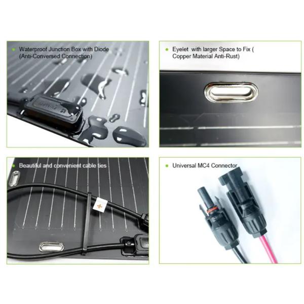 Hottest selling flexible 200W 400W 600W 800W solar panel hibrid microinverter roof of car boat marine RV battery charger outdoor