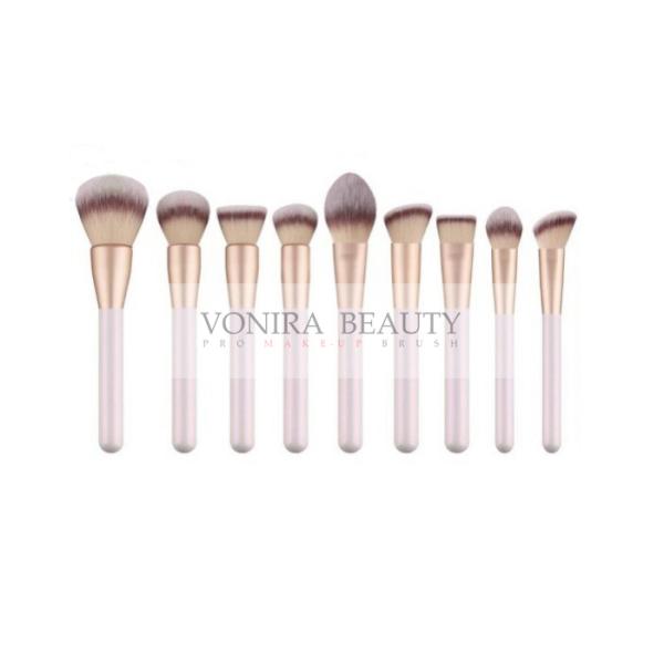 Coutume votre propre Logo Vonira Professional 23 morceaux de maquillage de brosses de marque de distributeur d'ensemble de Kit Vegan Synthetic Makeup Brush