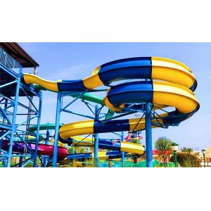 4 гонщика Водный парк из стекловолокна Слайд Внешние развлечения Водный парк Игры Поездки