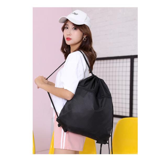 Large Capacity Waterproof Drawstring Backpack with External Frame and Durable Material