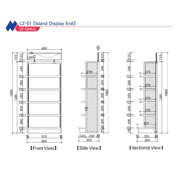 OEM Pharmacy Shelving Solutions Display Rack Retail Store Display Furniture