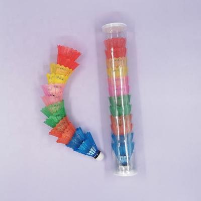12pcs Plastic Badminton Shuttlecock For Amateur Game Outdoor Sport