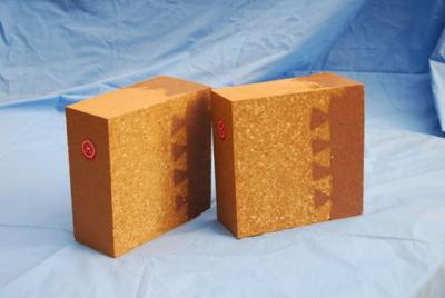 17.5% POROSITY ALUMINA SPINEL BRICKS HIGH REFRACTORINESS, USED FOR REFINING FURNACES AND REFINING LADLES.