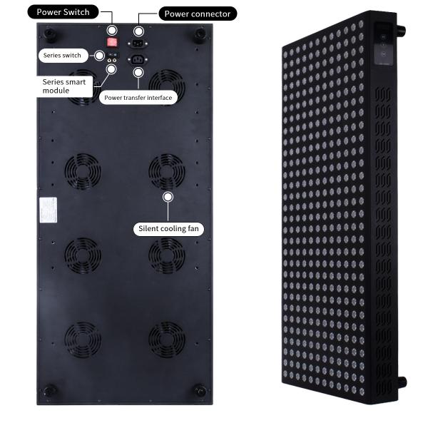 660nm 850nm около ультракрасной терапии красного света тела терапией 1800W СИД полной