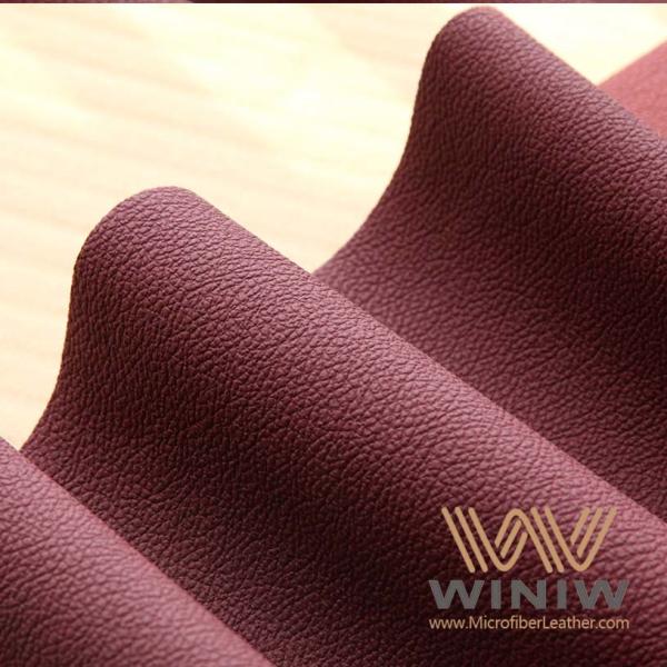 Eco Friendly Microfiber PVC Faux Leather Fabric Synthetic For Car Upholstery