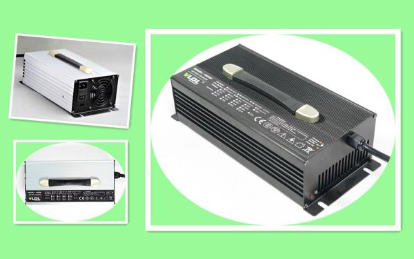 12 Volt 80A Lithium - Ion Battery Charger 14V / 14.4V / 14.6V Silver Or Black Color