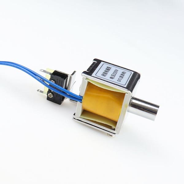 Micro Solenoid Lock Bolt Magnetic Solenoid Push Mini DC 6V/12V Electric Solenoid Lock Latching Electromagnet for 12KV
