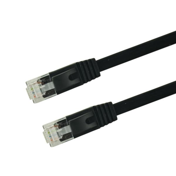 Durable LSZH Jacketed Flat Cat6 Patch Cables Cat 6 Patch Cord 1 Mtr