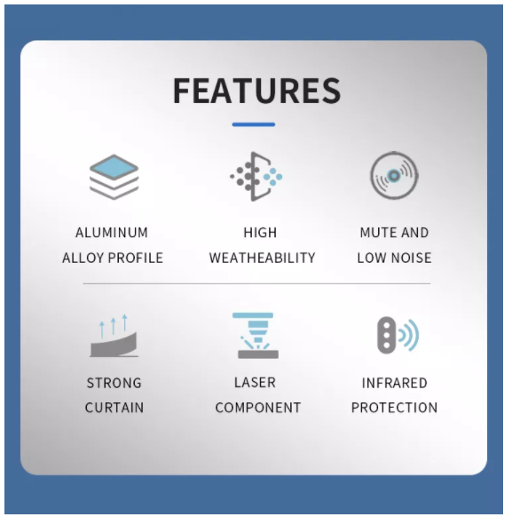 Быстрый ход Pvc занавеса анти- статических мягких быстрых дверей ролика прозрачный автоматический