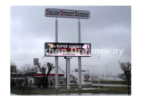OPTO / SILAN P16 Outdoor LED Signs Advertising with 8500 CD High Brightness