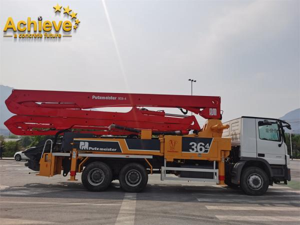 M36-4 usou o caminhão das bombas concretas de Putzmeister com Mercedes 3341 chassis