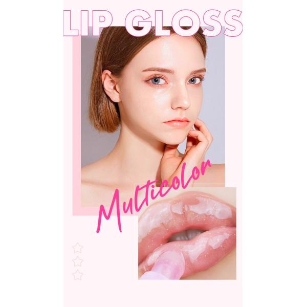 Kids Lip Gloss With Cute Keychain