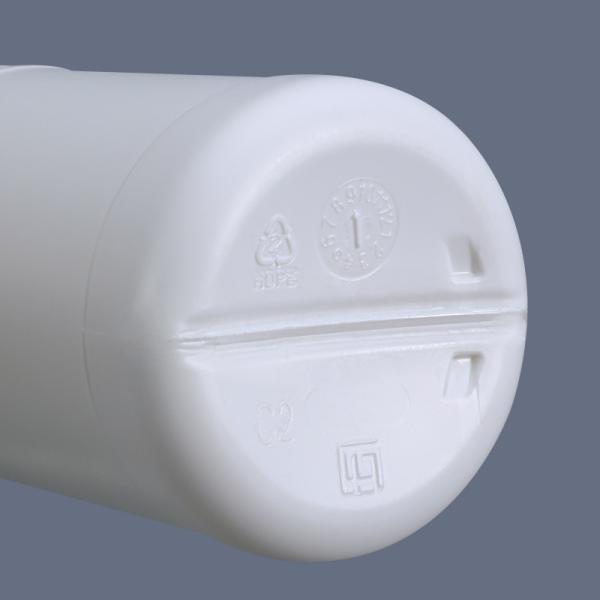 200 ml de frasco fluorado de plástico HDPE para solventes químicos orgânicos Opção de cor branca