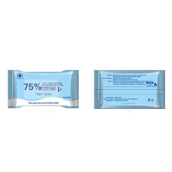 Anti Virus Sterilized Wet Wipes Disposable Medical Grade Disinfectant Wipes