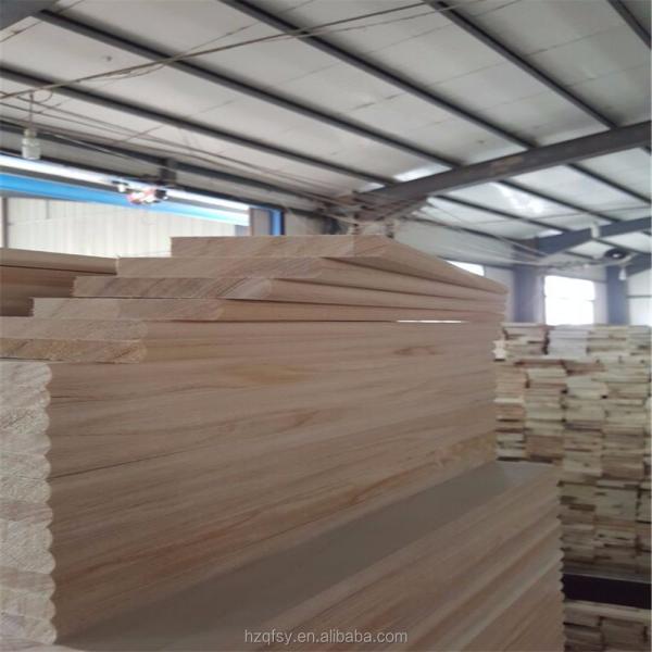 Solid Paulownia Wood Furniture Drawer Board 3mm-55mm Thickness