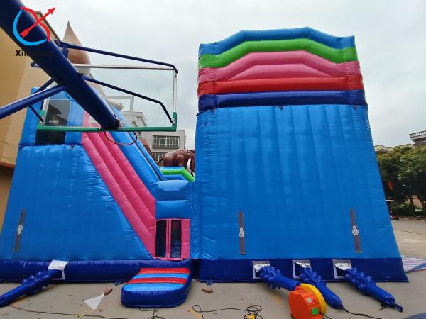Chambre gonflable pour les enfants, cours d'obstacles de l'âge de glace, terrain de jeu de la ville gonflable