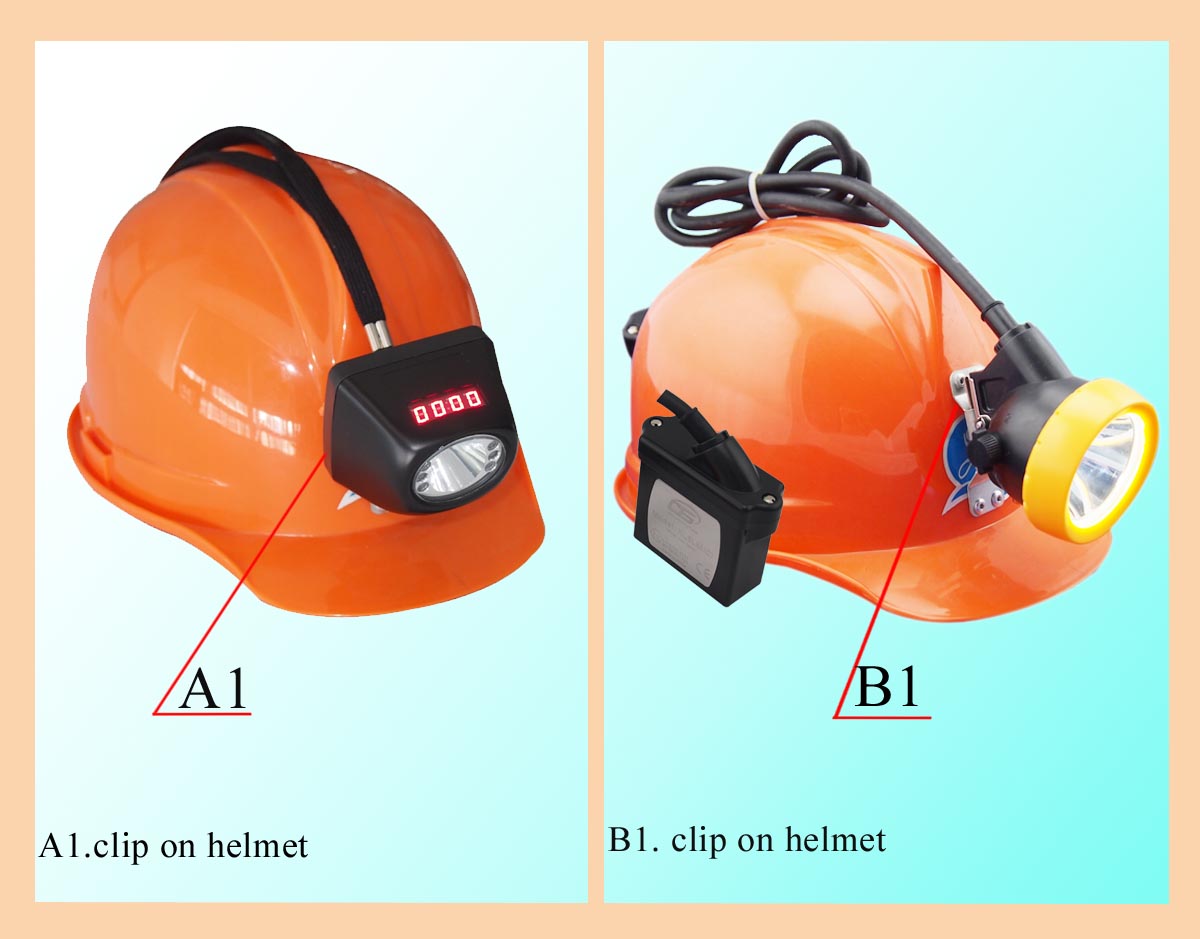 Перезаряжаемые свет IP65 3.7V минирования СИД Кри 1W, светильник безопасности горнорабочей шлема