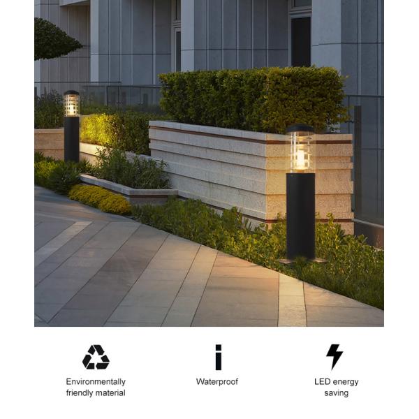 Paisagem da casa de campo do hotel das luzes E27 220V 145x600MM do gramado do diodo emissor de luz do quintal