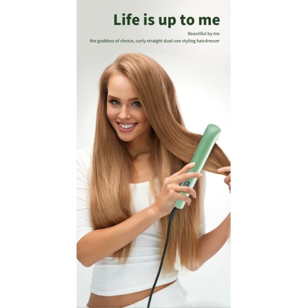 Hair Straightener Salon Professional Electric Digital LED Ceramic Coating Fast Heating Overheating Protection Flat Iron Outdoor